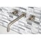 Kingston Brass KS6028CKL Wall Mount Tub Faucet, Brushed Nickel KS6028CKL - alternate 4